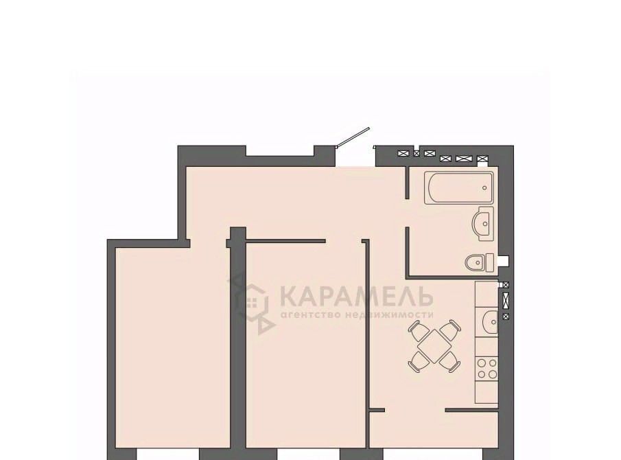 квартира г Волгоград р-н Тракторозаводский ул им. Дегтярева 19 фото 1
