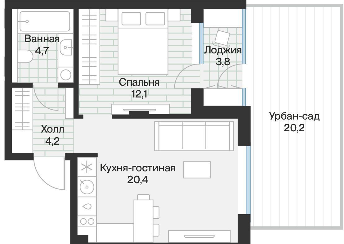квартира г Тюмень р-н Калининский ул Ямская 1/21 159с фото 2