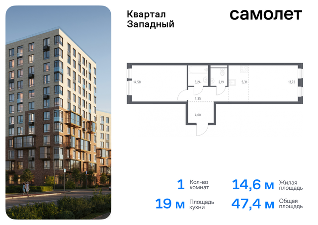 метро Рассказовка Внуково ЖК Квартал Западный 6 фото