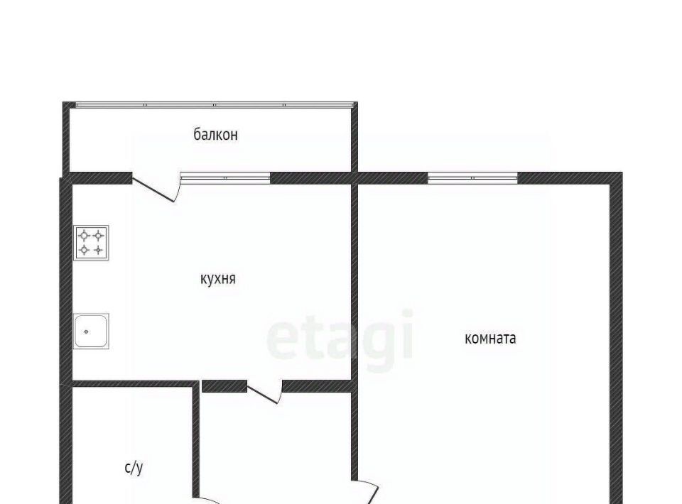 квартира г Белгород Западный ул Губкина 15д фото 13