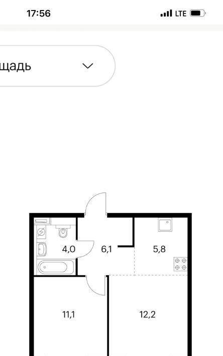 квартира г Москва метро Селигерская проезд Ильменский 17к/3 фото 23