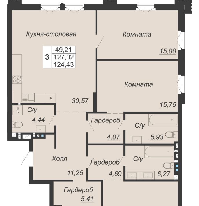 квартира г Ростов-на-Дону р-н Кировский ул Социалистическая 116 фото 1