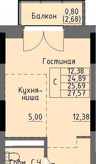 квартира г Ижевск р-н Ленинский Строитель жилрайон, 4-й мкр фото 1