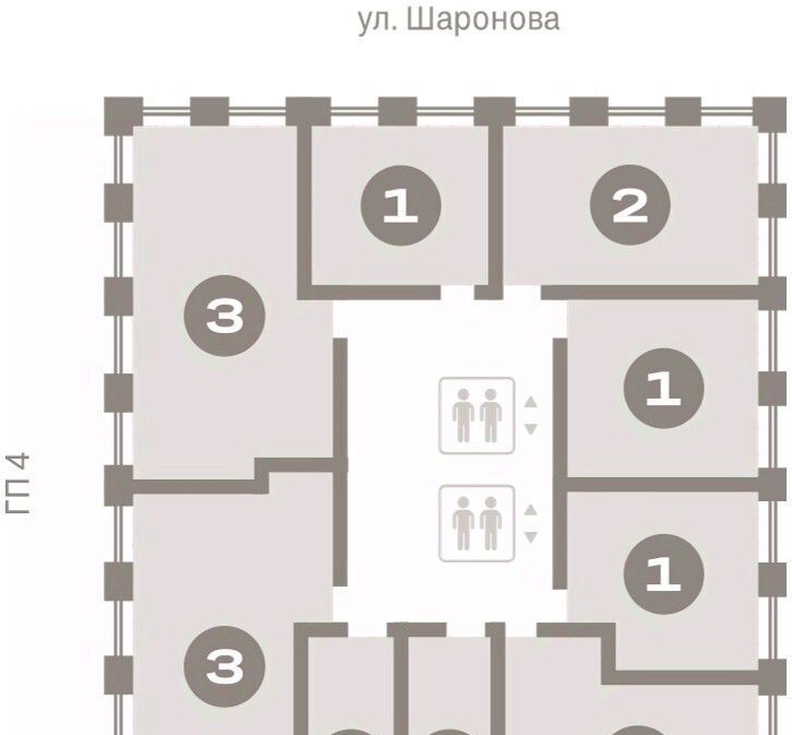 квартира г Омск р-н Кировский Кварталы Драверта 3 фото 2