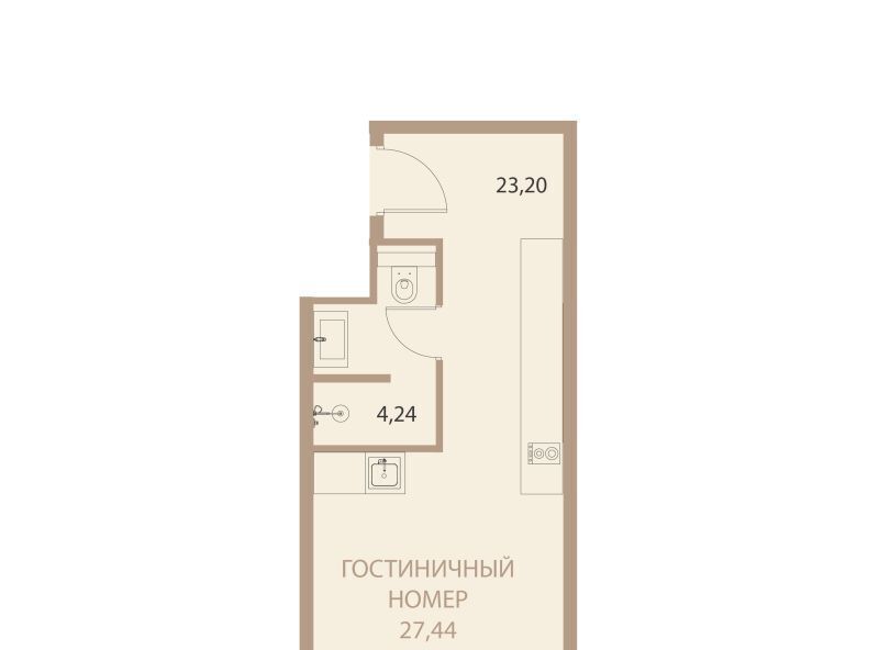 квартира г Липецк р-н Советский ул М.И. Неделина 6 фото 3