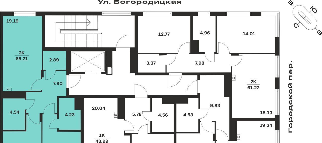 квартира г Тула р-н Центральный ул Богородицкая 8в фото 2