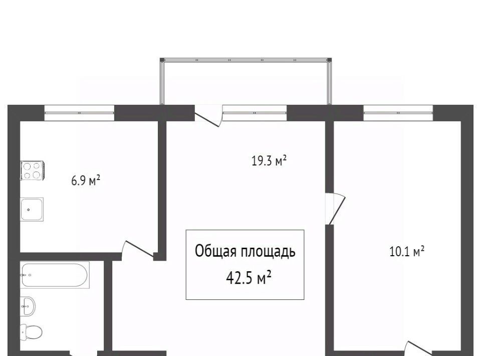 квартира г Томск р-н Кировский ул Киевская 101 фото 14