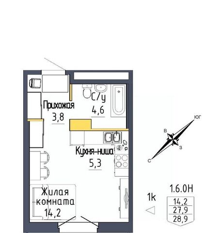 р-н Орджоникидзевский ул Тюльпановая 12 ЖК «Зеленая горка» Проспект Космонавтов фото