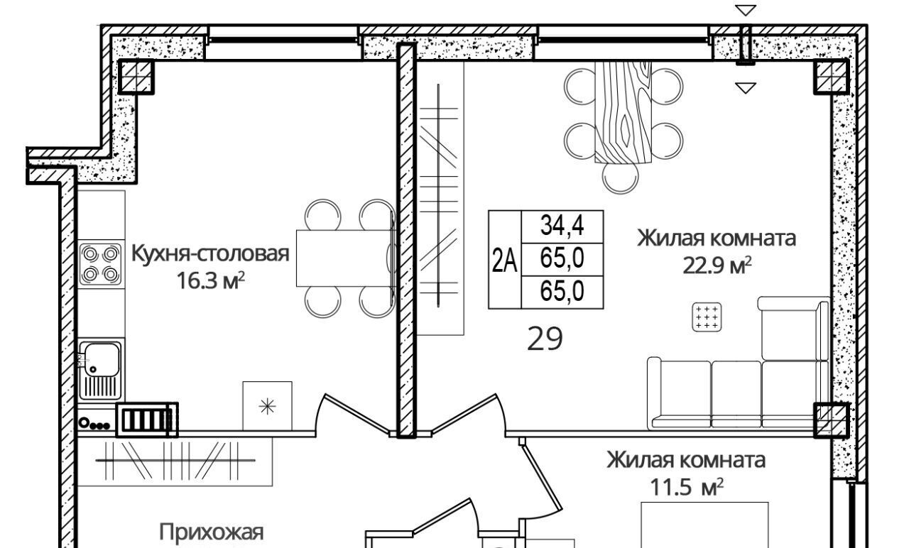 квартира р-н Псковский д Борисовичи ул Дмитрия Яковлева 6 Завеличенская волость фото 1