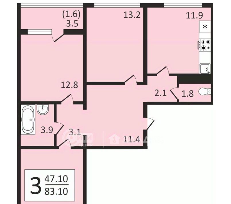 квартира г Воронеж р-н Центральный ул Загоровского 9/2 фото 1