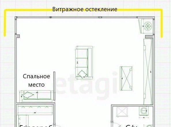 квартира г Владивосток р-н Советский ул Кирова 104 фото 30