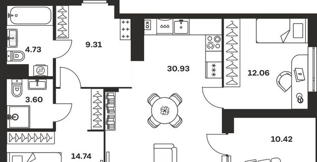 р-н Центральный ЖК «Рязанка Грин» Центральный территориальный округ фото