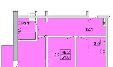 квартира г Иркутск р-н Ленинский Ново-Ленино 2 1-й Ленинский квартал тер. фото 1