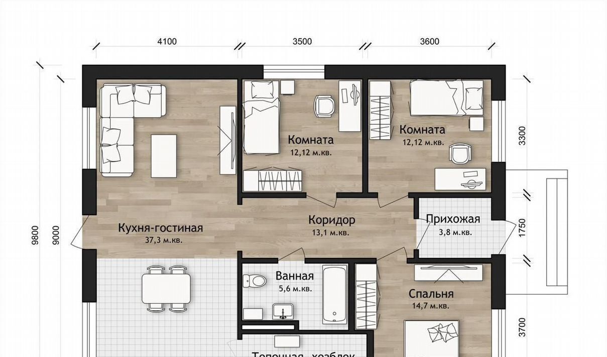 дом р-н Новоусманский с Новая Усмань микрорайон Развитие Усманское 1-е сельское поселение фото 1