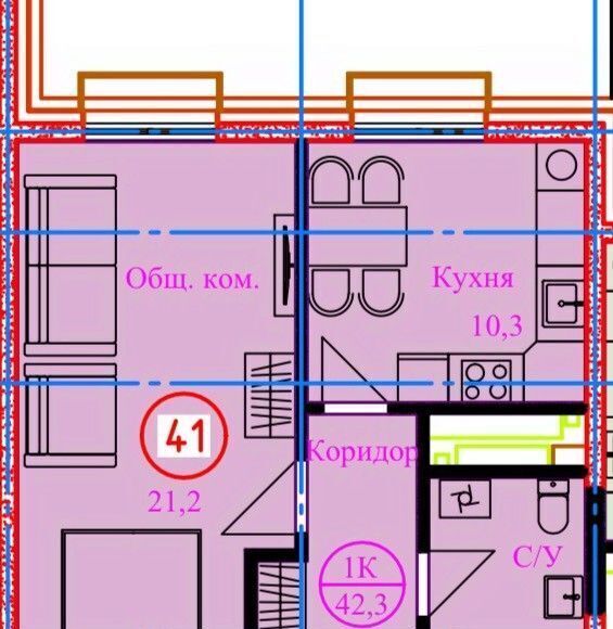 квартира г Грозный р-н Заводской пр-кт им В.В.Путина 5 Шейх-Мансуровский район фото 1