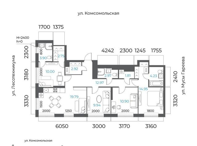 микрорайон Глумилино-2 8-е Небо жилой комплекс фото