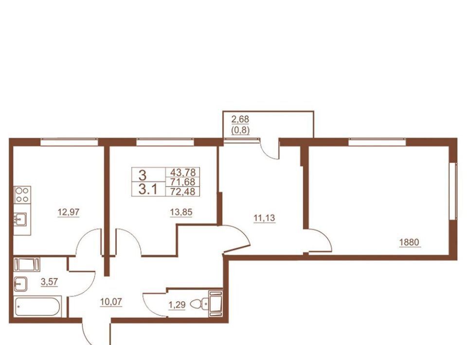 квартира г Санкт-Петербург п Шушары ш Московское 262к/4 Шушары фото 1