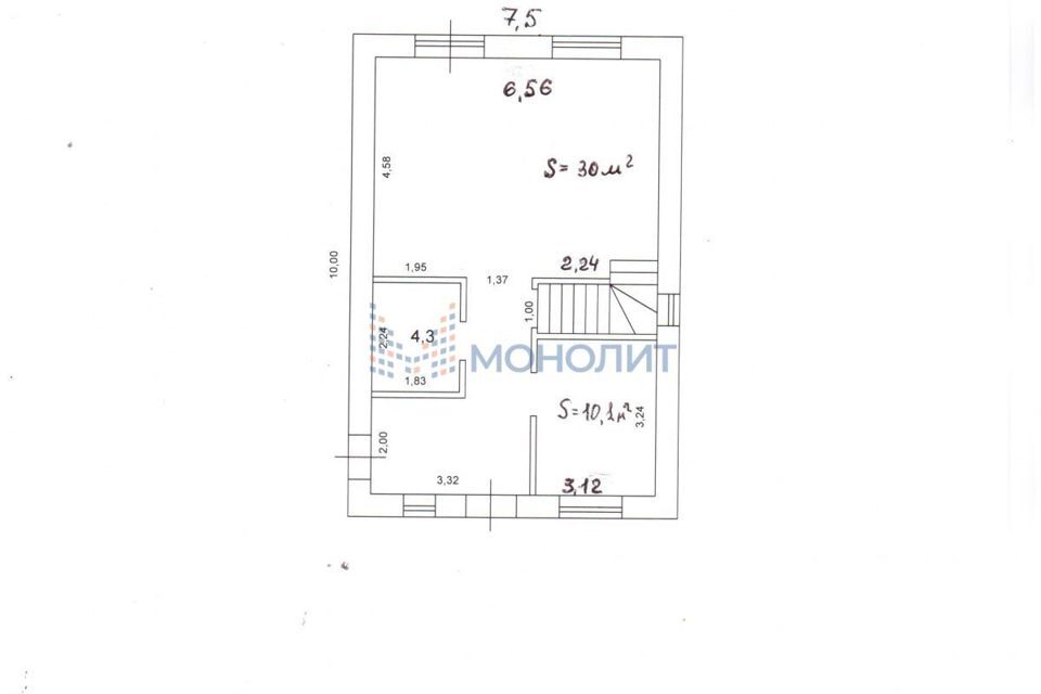 дом г Бор Бор городской округ, Бугровых улица, 23 фото 9