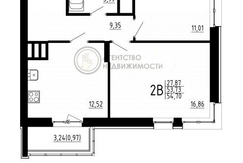 квартира г Казань метро Горки р-н Советский ул Аделя Кутуя 161 фото 2