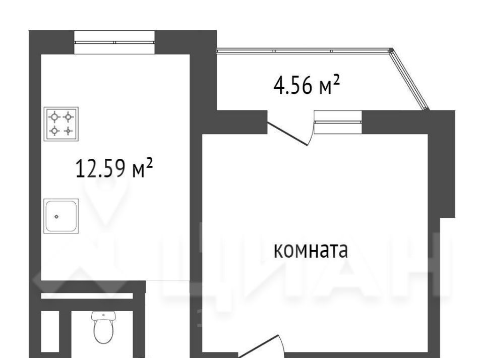 квартира г Москва метро Молодежная ул Бобруйская 6к/2 муниципальный округ Кунцево фото 2