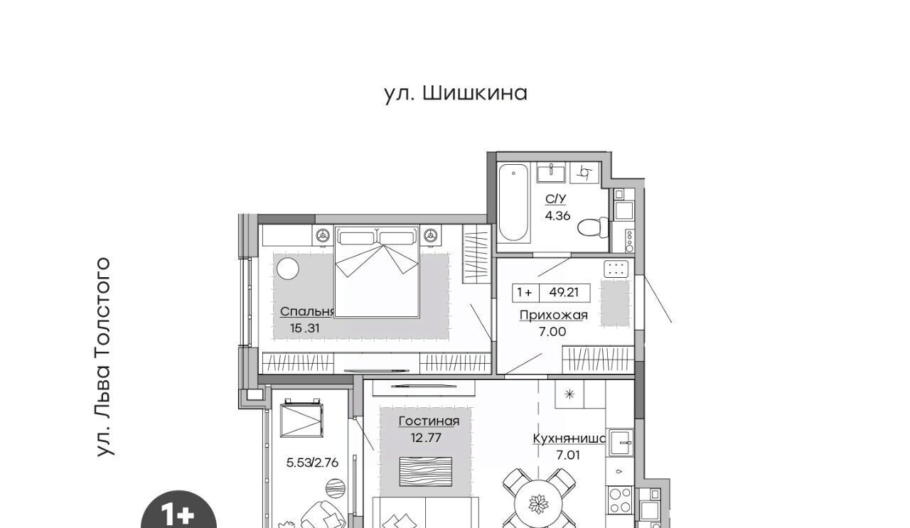 квартира г Ижевск р-н Индустриальный Культбаза ул Шишкина 20к/2 фото 1