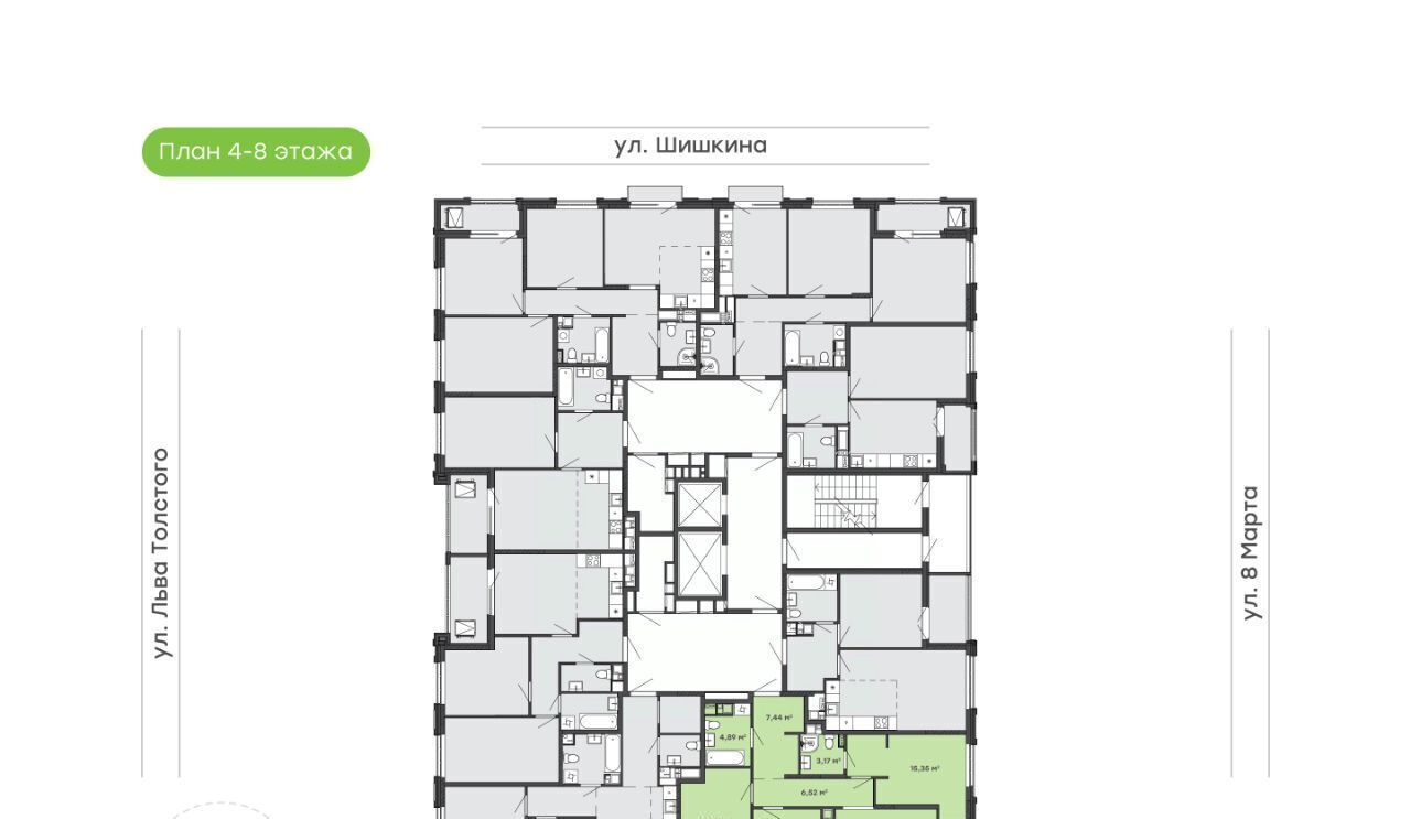 квартира г Ижевск р-н Индустриальный ул Шишкина 20к/2 фото 6
