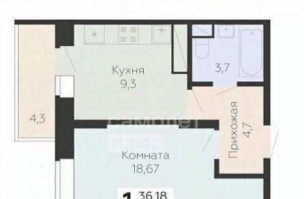 квартира г Подольск микрорайон Красная Горка ул Садовая 3 Бунинская аллея фото 1