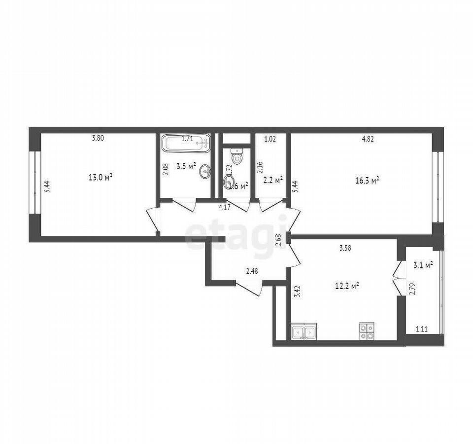 квартира г Москва ш Ленинградское 228к/3 Молжаниново фото 18