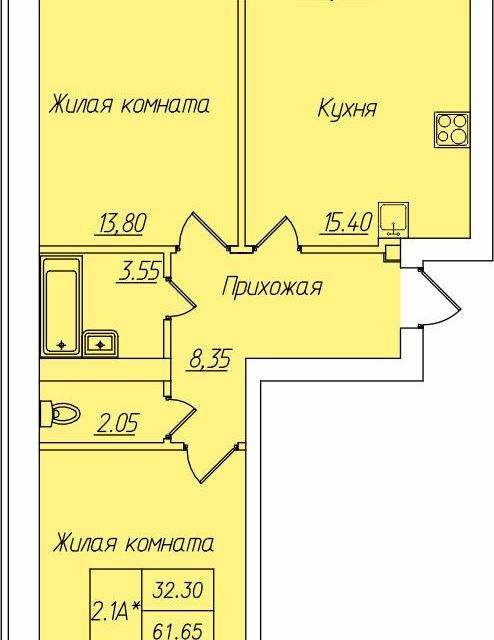 квартира г Новочебоксарск ул Советская 66 Новочебоксарск городской округ фото 3