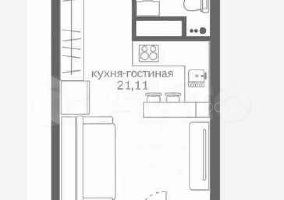 квартира г Тюмень ул Бабарынка 65 Тюмень городской округ фото 8