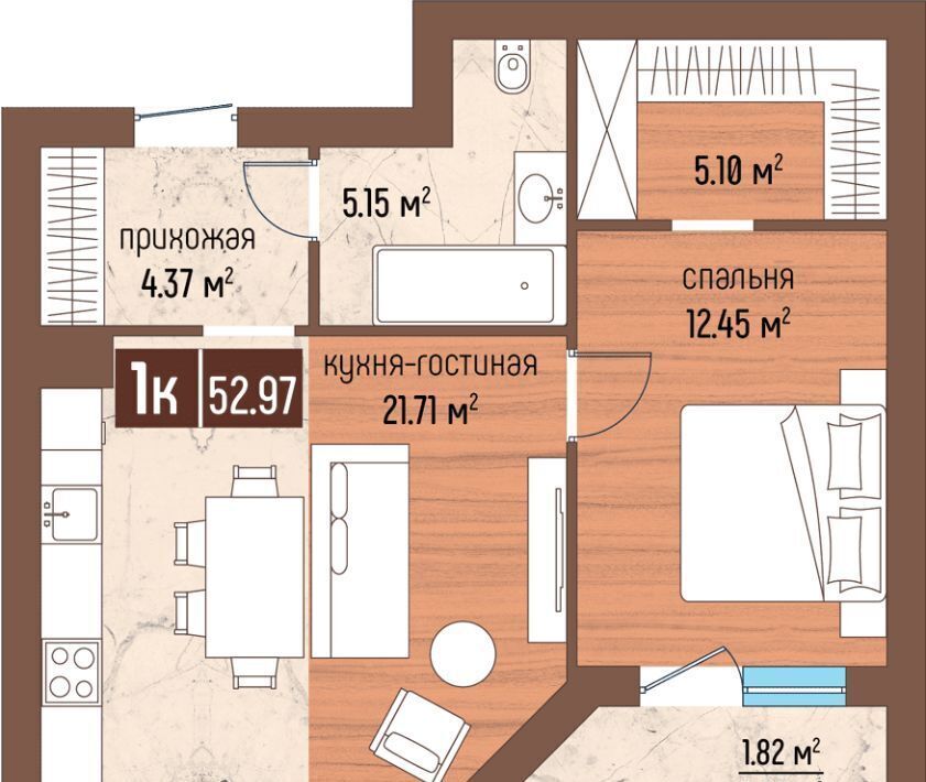 квартира р-н Светлогорский г Светлогорск ул Ольховая 32к/9 фото 1
