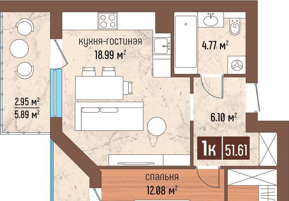 квартира р-н Светлогорский г Светлогорск ул Ольховая 32к/9 фото 1