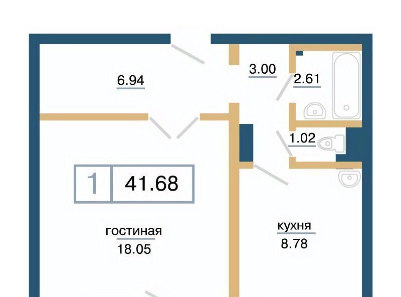 квартира г Красноярск р-н Советский микрорайон «Нанжуль-Солнечный» фото 1