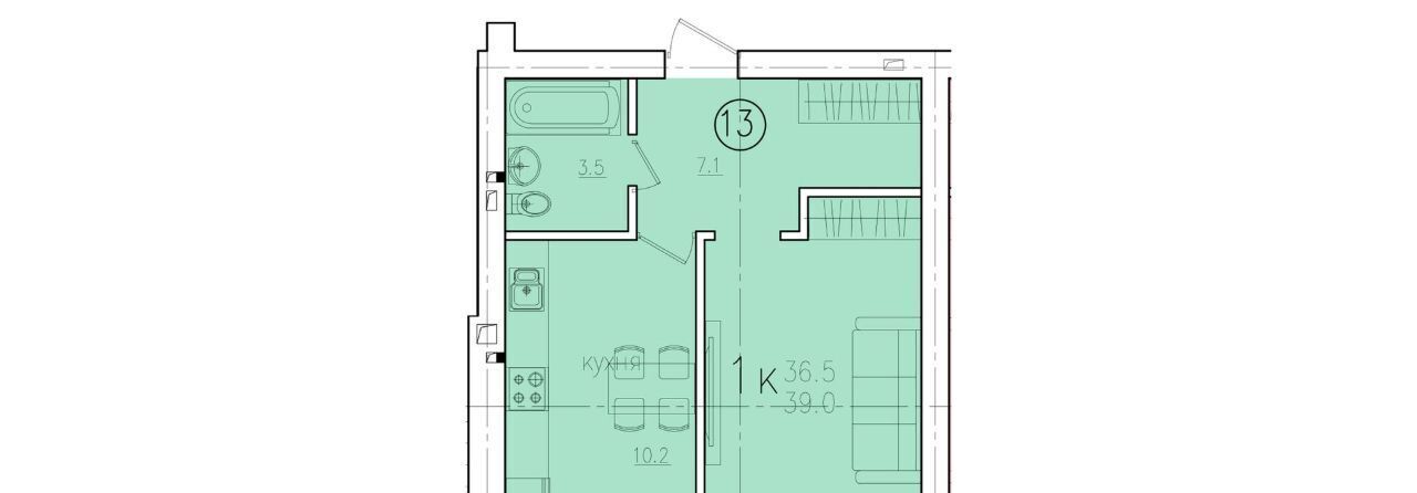 квартира г Энгельс р-н мкр Энгельс-9 2 фото 1