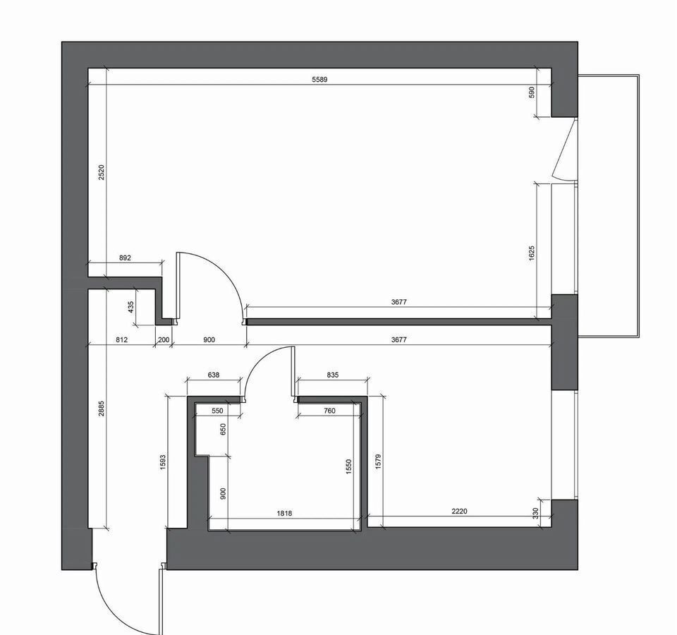 квартира г Москва метро Текстильщики 11-я ул. Текстильщиков, 4 фото 10