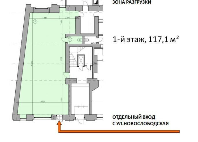 свободного назначения г Москва метро Менделеевская ул Новослободская 26с/1 фото 5