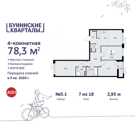 пр-кт Куприна 2 ЖК Бунинские Кварталы метро Улица Горчакова метро Коммунарка Сосенское, Ольховая, Бунинская аллея фото