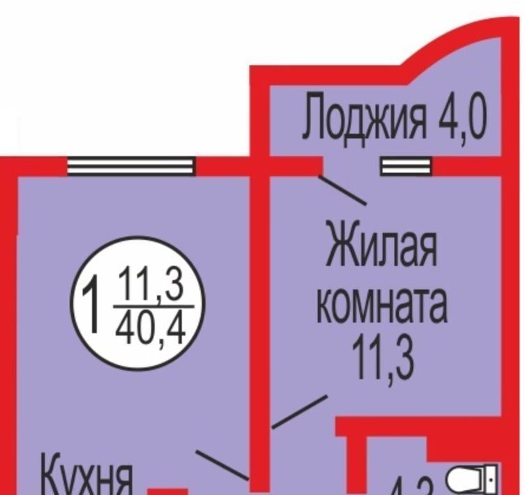 квартира г Оренбург р-н Ленинский ЖК «Дубки» фото 2