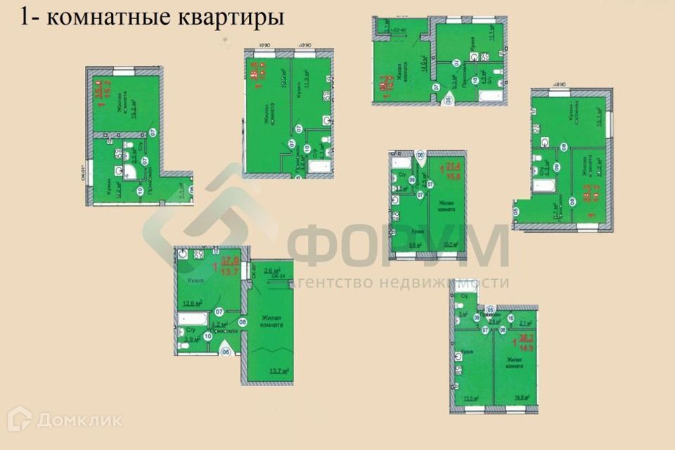 квартира г Бор городской округ Бор, Молодёжная улица фото 8