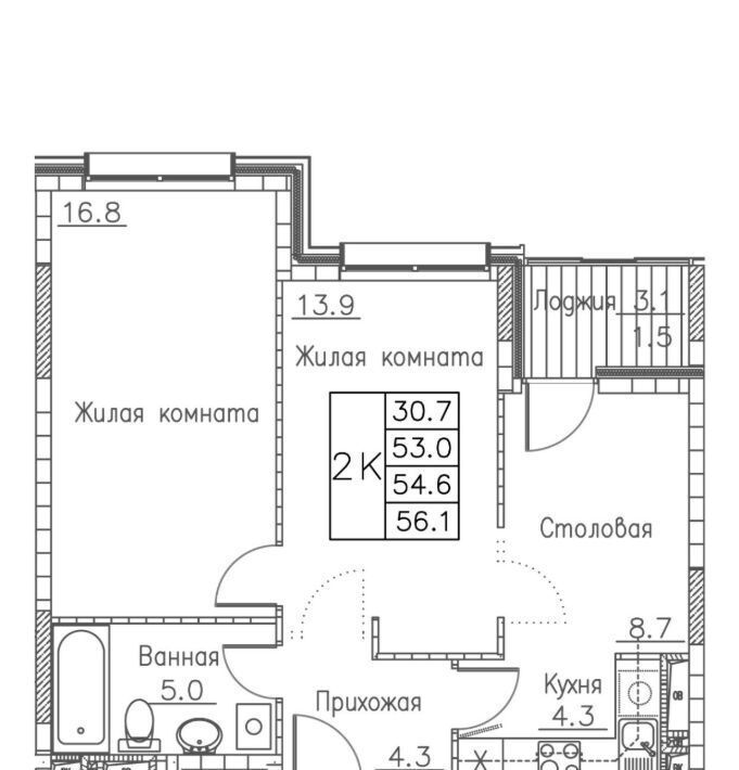 квартира г Владивосток р-н Ленинский ул Расула Гамзатова 7к/2 фото 1