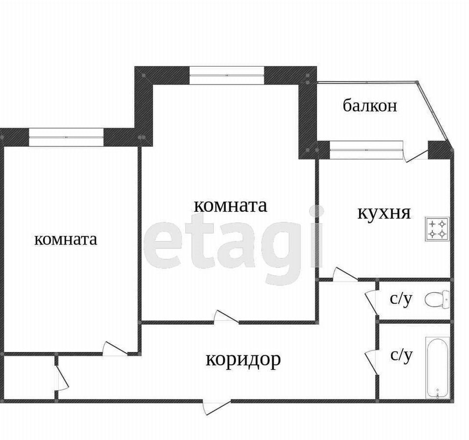 квартира г Сургут р-н Центральный пр-кт Ленина 54 Тюменская обл. фото 29