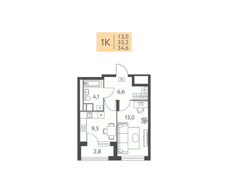 квартира г Пермь р-н Индустриальный Балатово фото 1