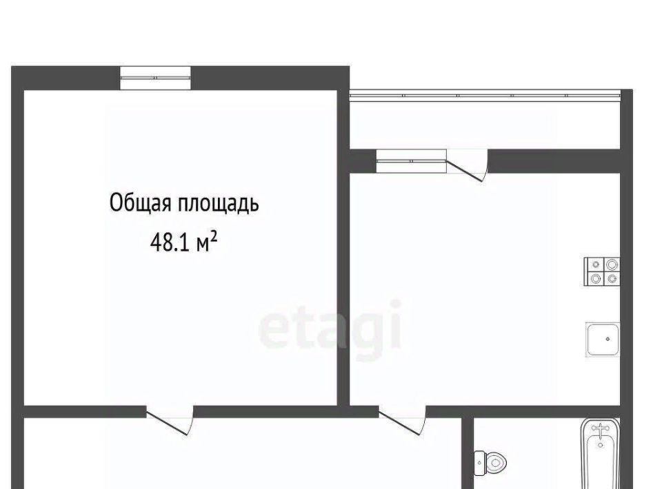 квартира г Брянск р-н Советский ул Советская 49/1 фото 2