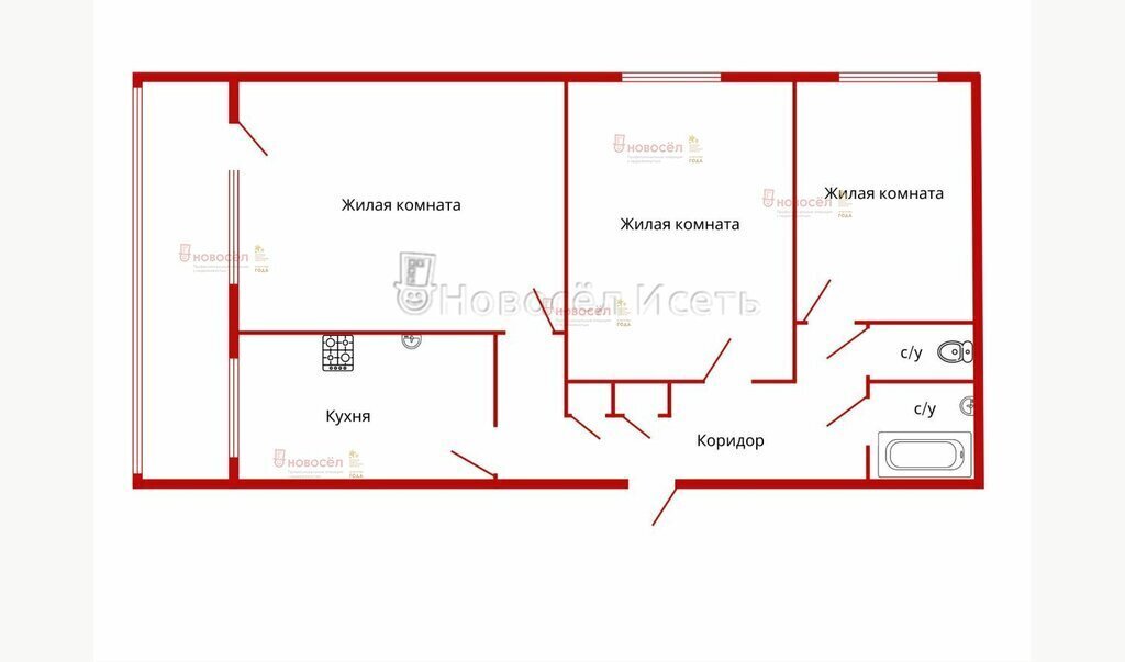 квартира г Екатеринбург Геологическая ул Луначарского 225 фото 1