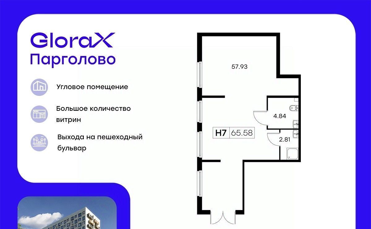 свободного назначения г Санкт-Петербург п Парголово ш Выборгское р-н Выборгский фото 1