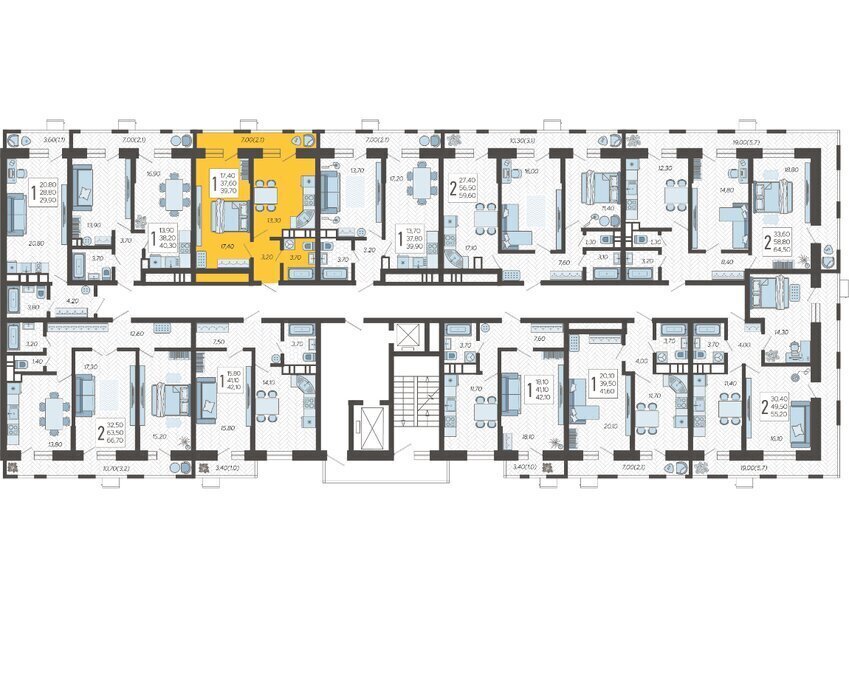 квартира г Краснодар микрорайон 9-й километр ул Ярославская 115/7 фото 2