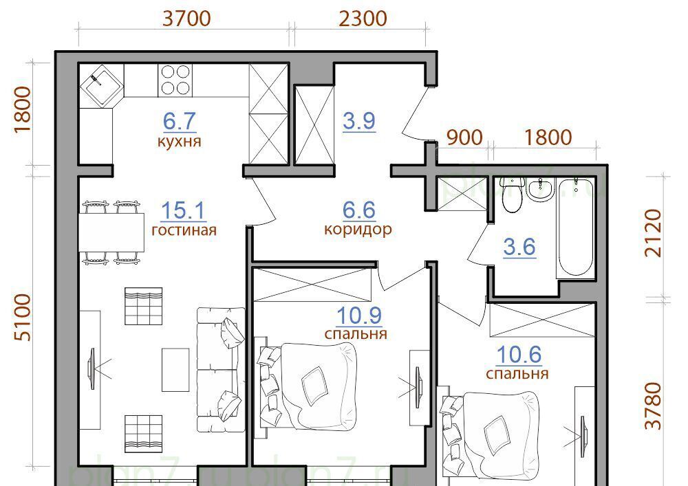 квартира г Иркутск р-н Ленинский Ново-Ленино 3 1-й Ленинский квартал тер. фото 1