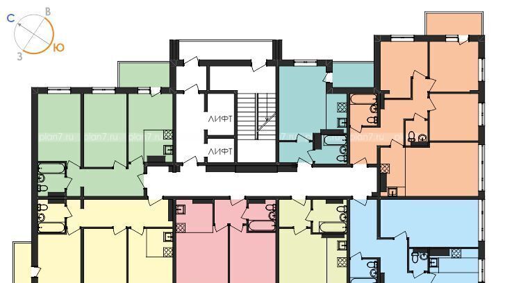 квартира г Иркутск р-н Ленинский Ново-Ленино 2 1-й Ленинский квартал тер. фото 2