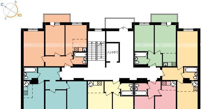 квартира г Иркутск р-н Ленинский Ново-Ленино 3 1-й Ленинский квартал тер. фото 2