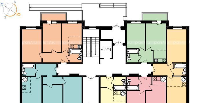 квартира г Иркутск р-н Ленинский Ново-Ленино 3 1-й Ленинский квартал тер. фото 2